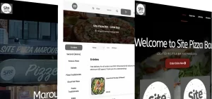 Site Pizza website design project